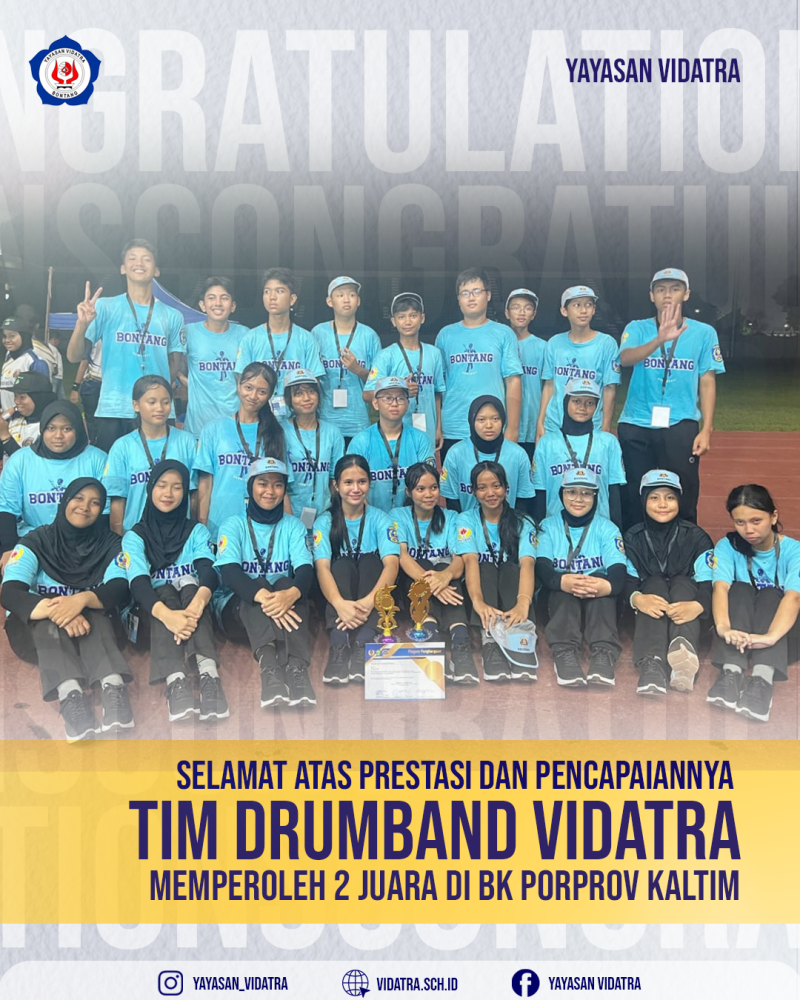 Prestasi Gemilang Drumband SMA dan SMP YPVDP di BK PORPROV Kalimantan Timur